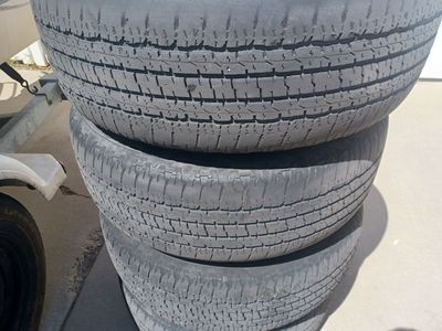 Stock Wheels and Tires 2nd Gen Toyota Tundra Sequoia 275 65 R18.