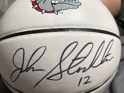 John Stockton signed Gonzaga ball