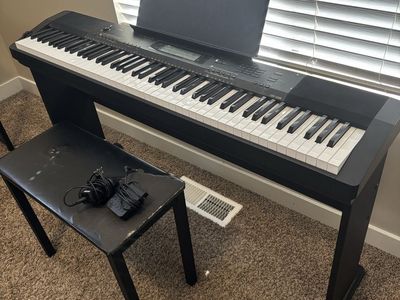 Casio CDP-230R Digital Piano with Stand, Bench and Power Adapter