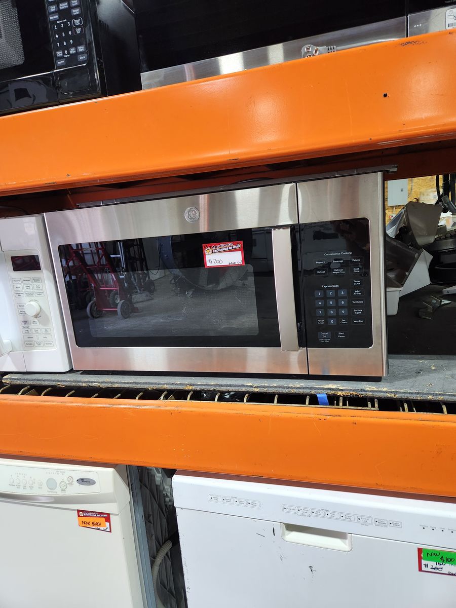 GE Stainless Steel Over-The-Range Microwave