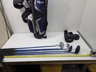 Wilson K28 Complete youth Golf Club Set with Stand Bag and Headcovers Right Hand