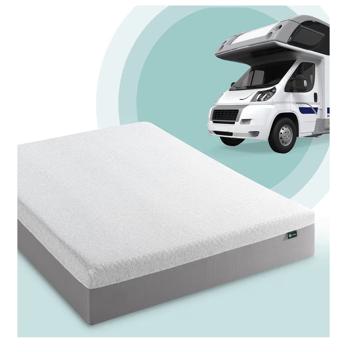 Zinus Ultima RV Memory Foam Mattress Short Queen, Fiberglass Free, Medium Firm