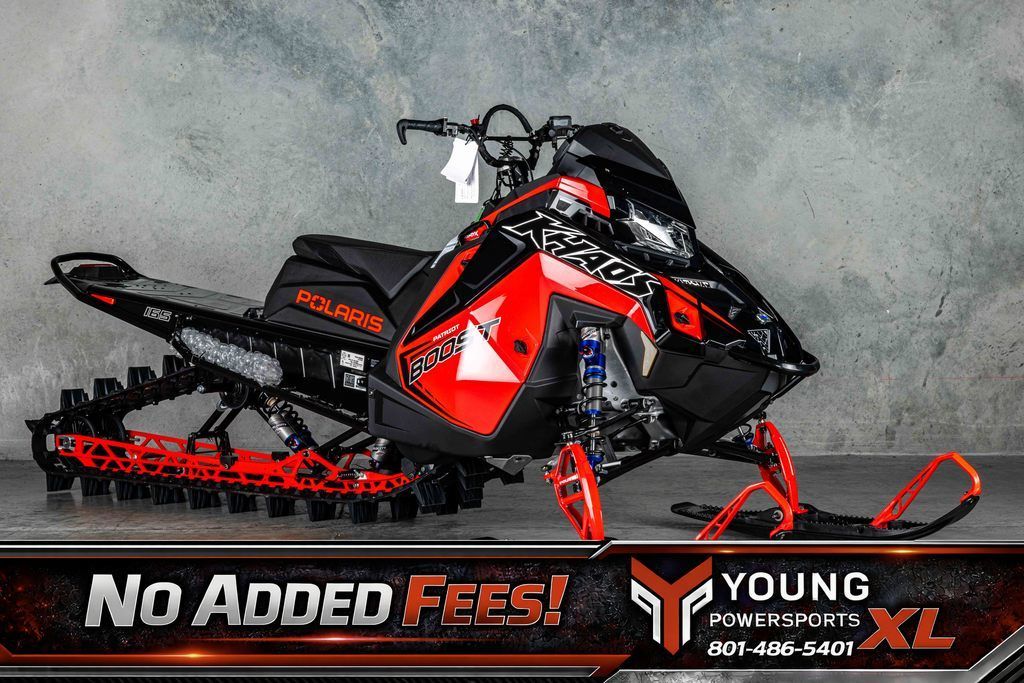 2026 Polaris® Patriot Boost RMK Khaos 165 Indy Red / Gloss Black