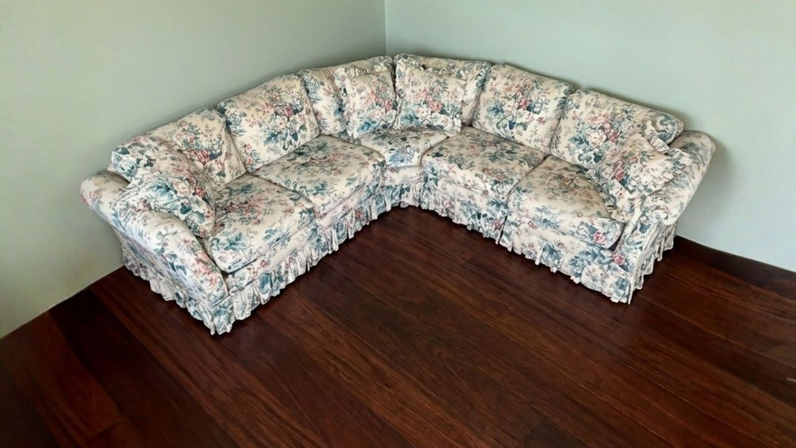 Vintage Floral Chintz Sectional/Couch