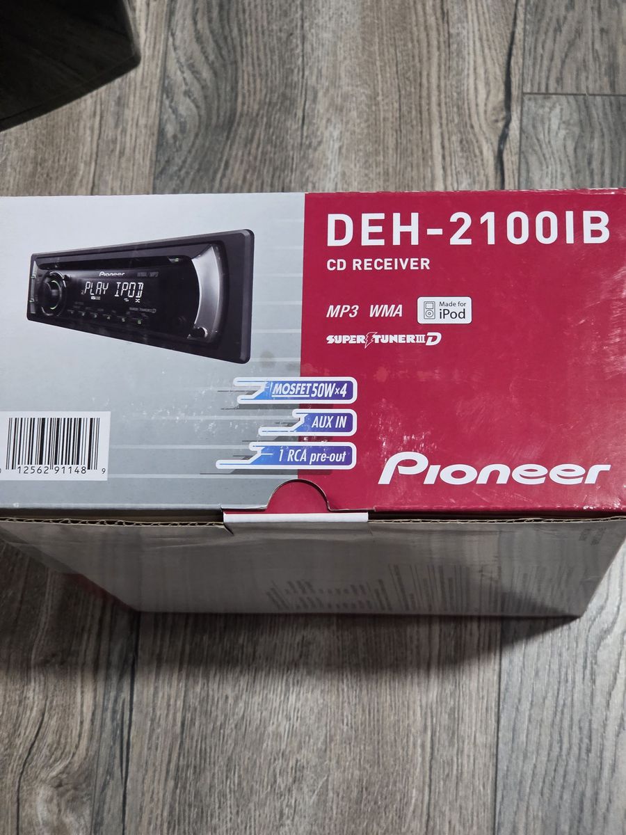 Pioneer DEH-2100IB Car CD Receiver with MP3/WMA Playback iPod Connectivity