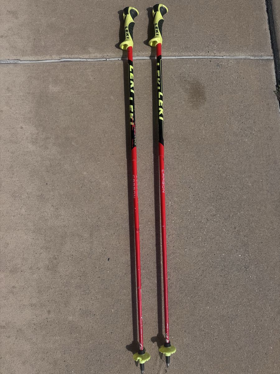 Leki Carbon Slalom Ski Poles - 95cm