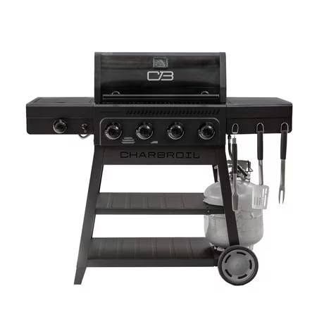 Char-Broil 4-Burner Gas Grill with Side Burner