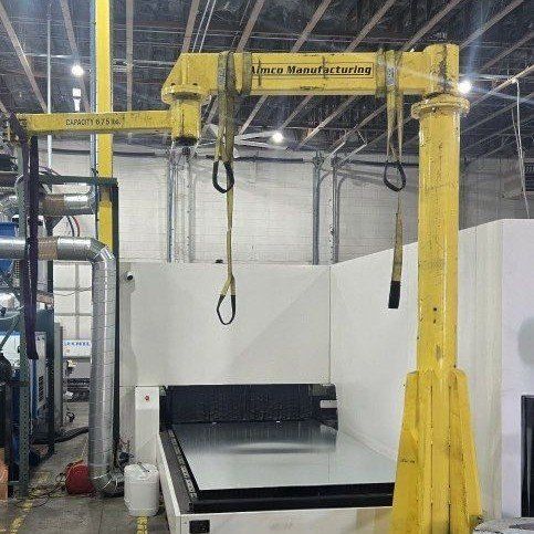 Aimco Jib Crane and Barrel Grabber