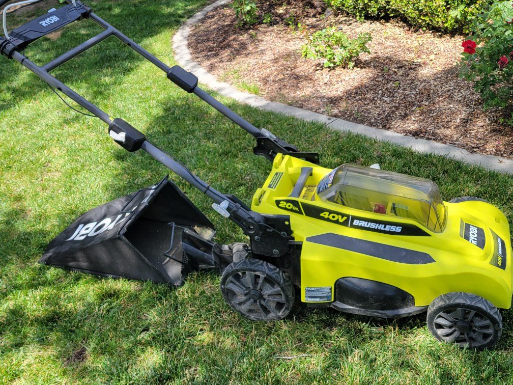 RYOBI 20in 40V Brushless Cordless Walk-Behind Mower