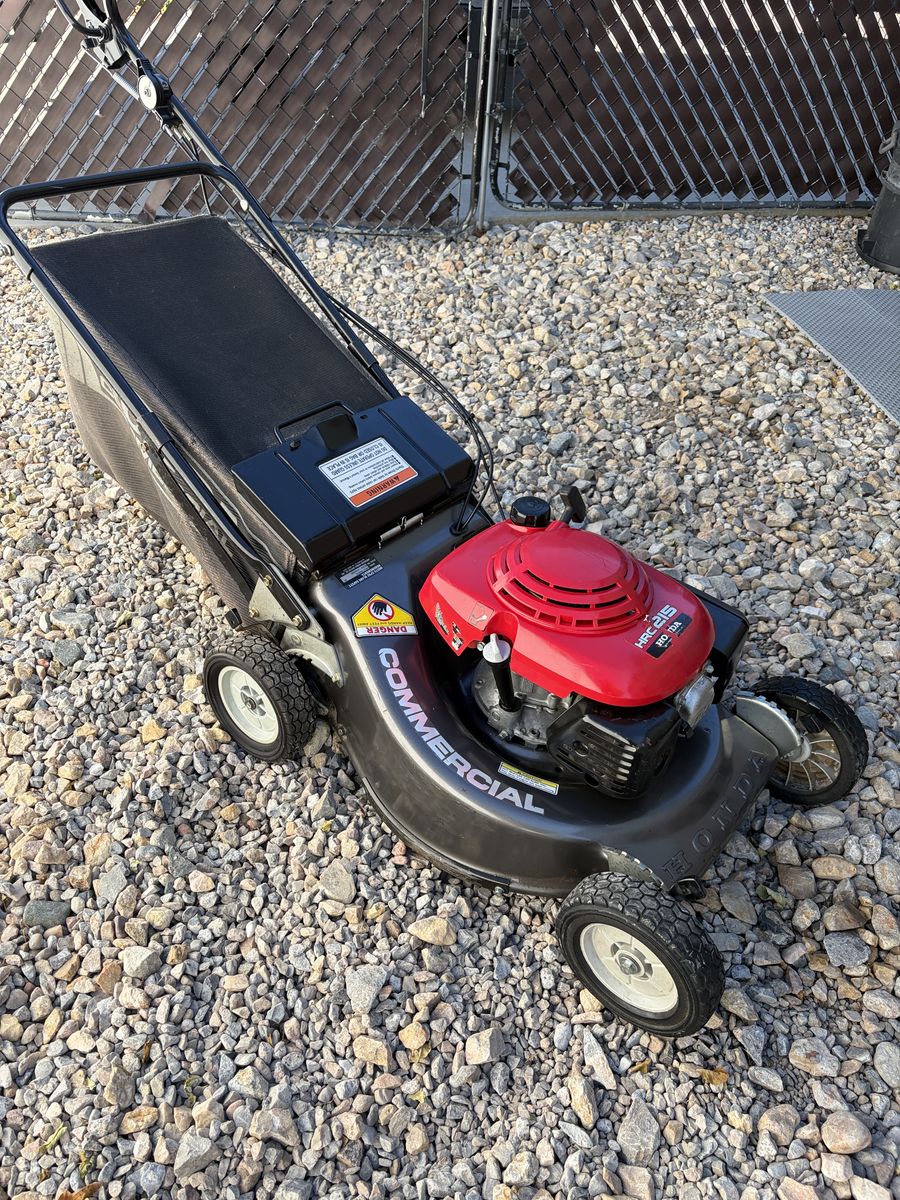 Honda Commercial HRC215 Self-Propelled Lawn Mower - Used, Great Condition