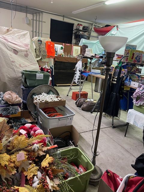 A little bit of everything...a garage sale Friday and Saturday