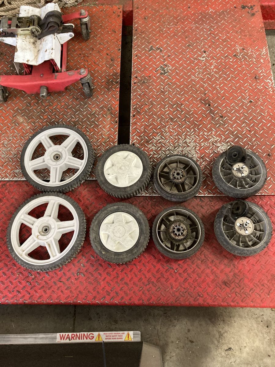 Different lawnmower wheels All for $25