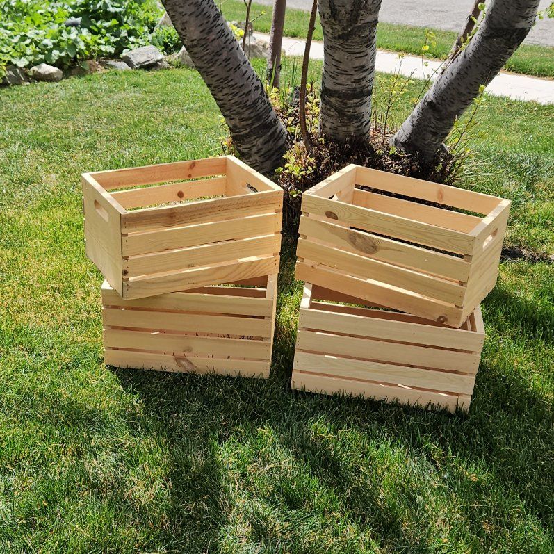 Wood crates