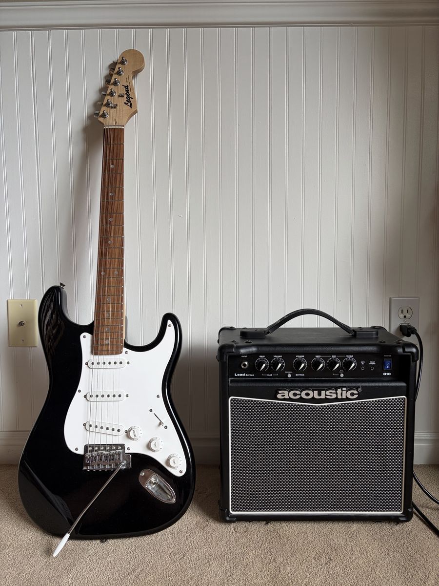 Guitar and amp