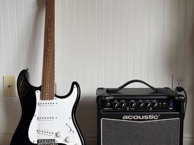 Guitar and amp