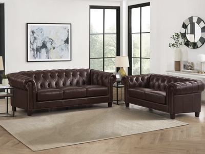 LABOR DAY SALE — BALDWIN TOP GRAIN LEATHER SOFA COLLECTION — ONLY $1,799!