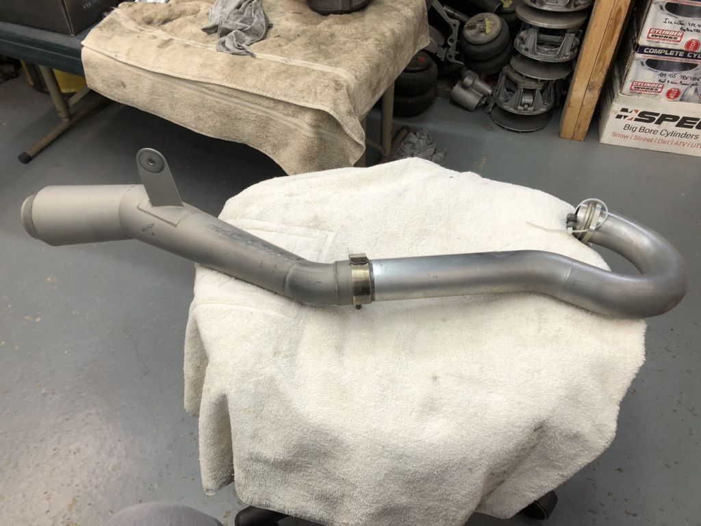 Honda TRX 450R Ron Woods Exhaust