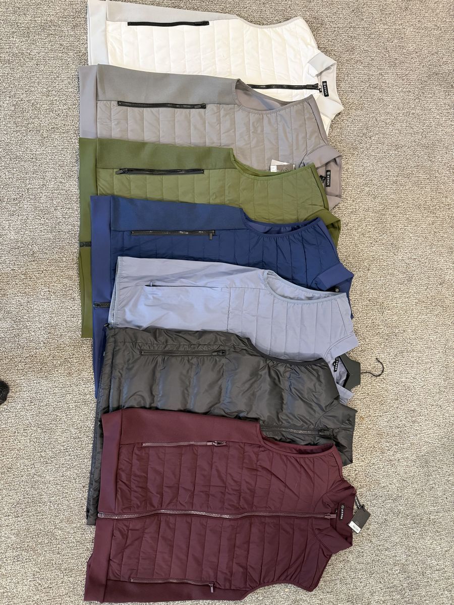 Premium Golf Apparel - Brand New - Asher Golf (Polos, Vests, Quarter Zips, Hoodies, Jackets) Golf clothing