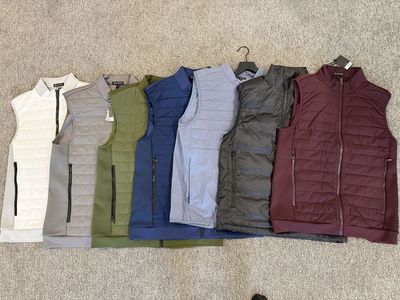 Premium Golf Apparel - Brand New - Asher Golf (Polos, Vests, Quarter Zips, Hoodies, Jackets) Golf clothing