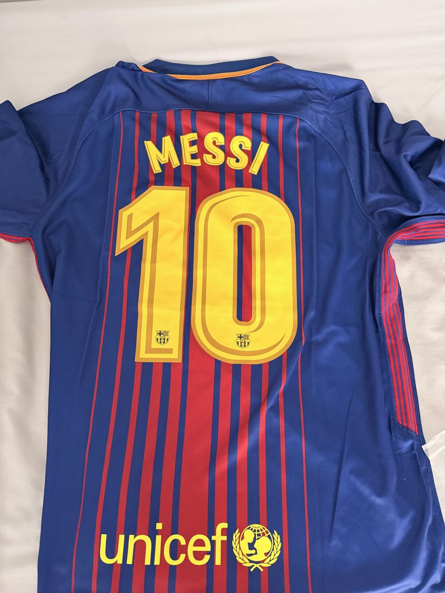Nike FC Barcelona 17/18 Messi #10 Home Jersey - Men's/L with Tags