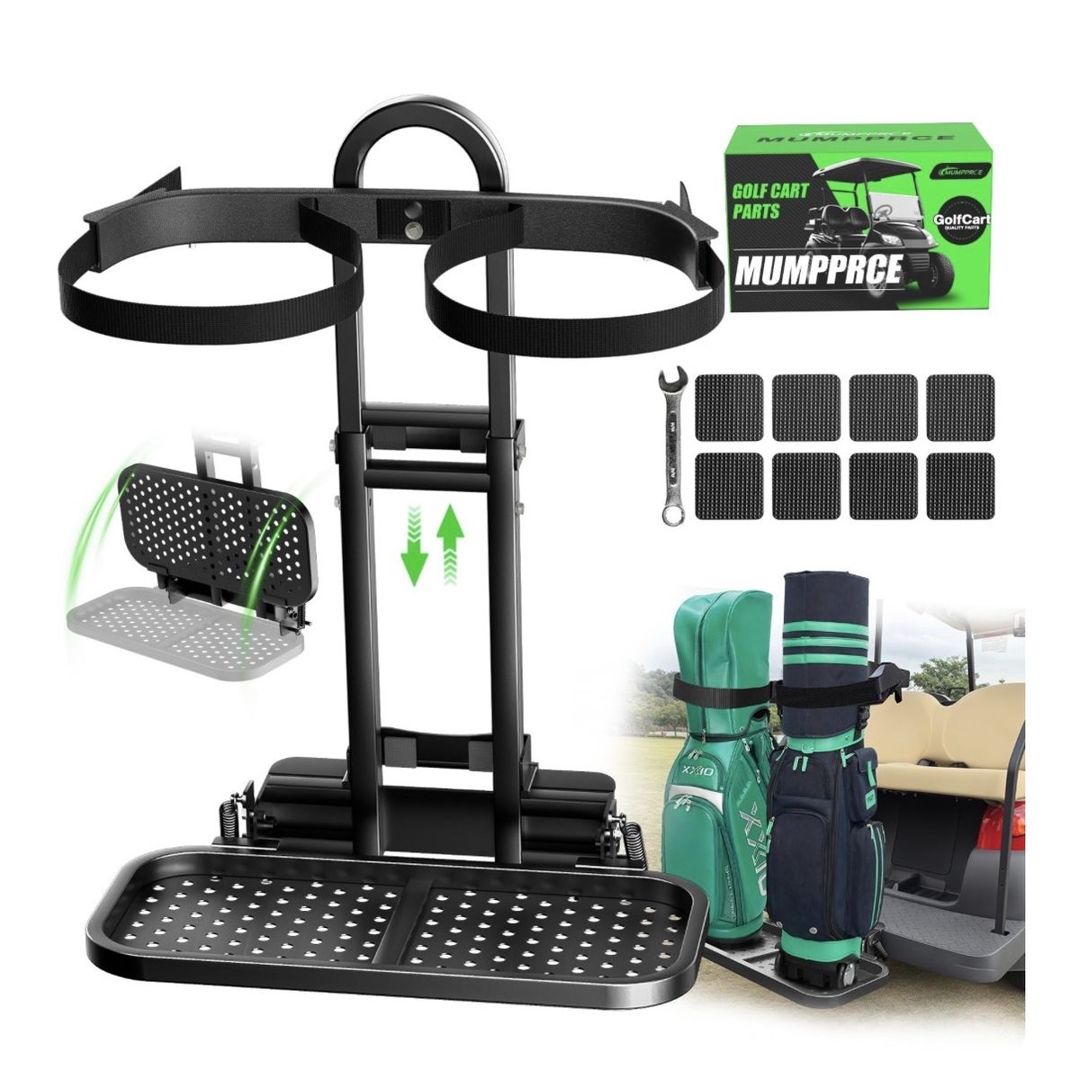 NEW! Universal Golf Cart Rear Seat Bag Holder