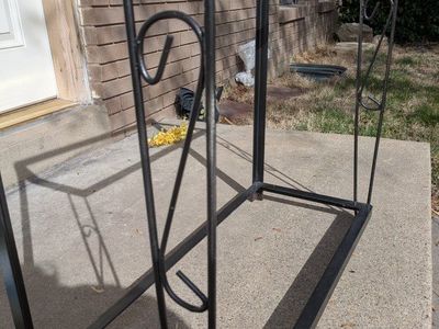 iron fish tank stand