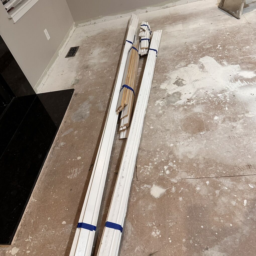 Painted Wood Baseboards