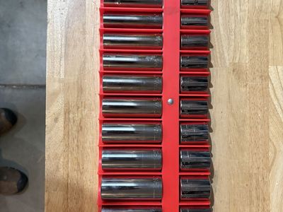 Made in USA Craftsman SAE 1/2" Drive 12 pt Socket Set Shallow & Deep