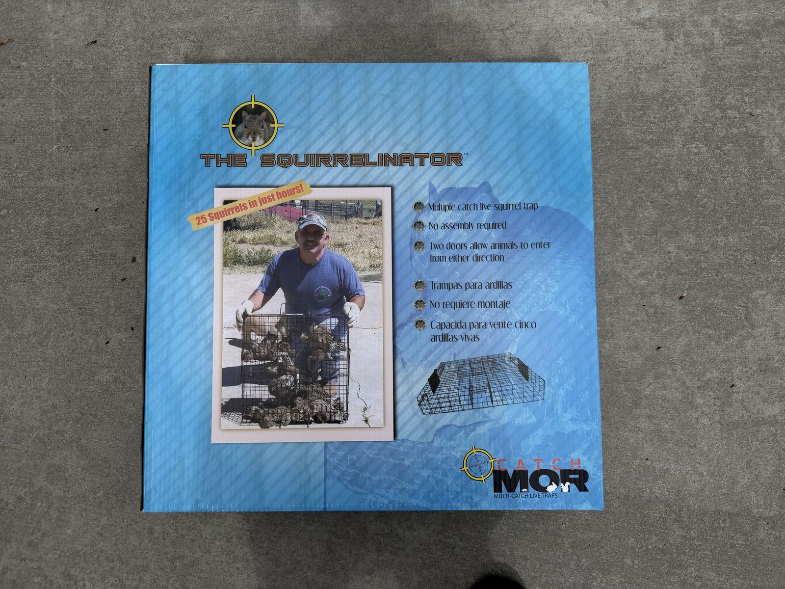 Squirrel live trap, Squirrelinator