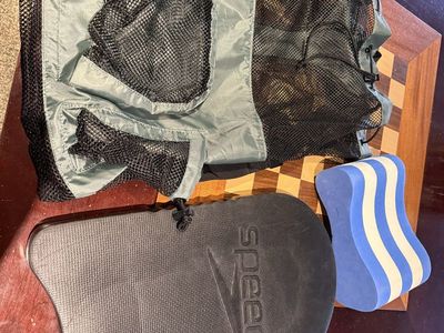 Swim athletic gear - Bag, kick board, etc