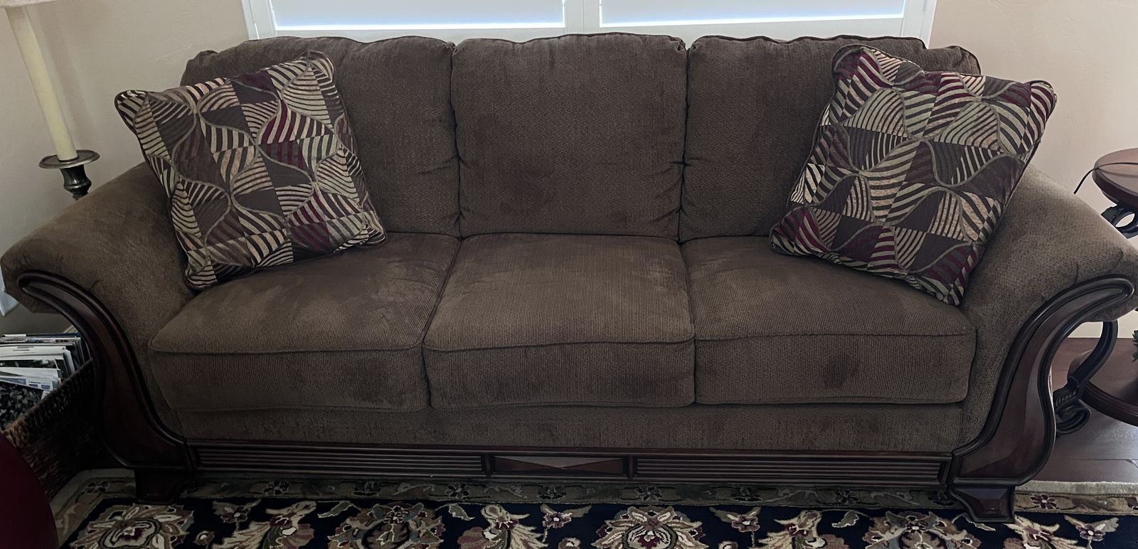 Brown Couch And Loveseat, South Jordan