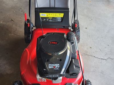POWER SMART 170cc Gas Powered self propelled Mower, 21-inch, 3-in-1, with Grass Catcher