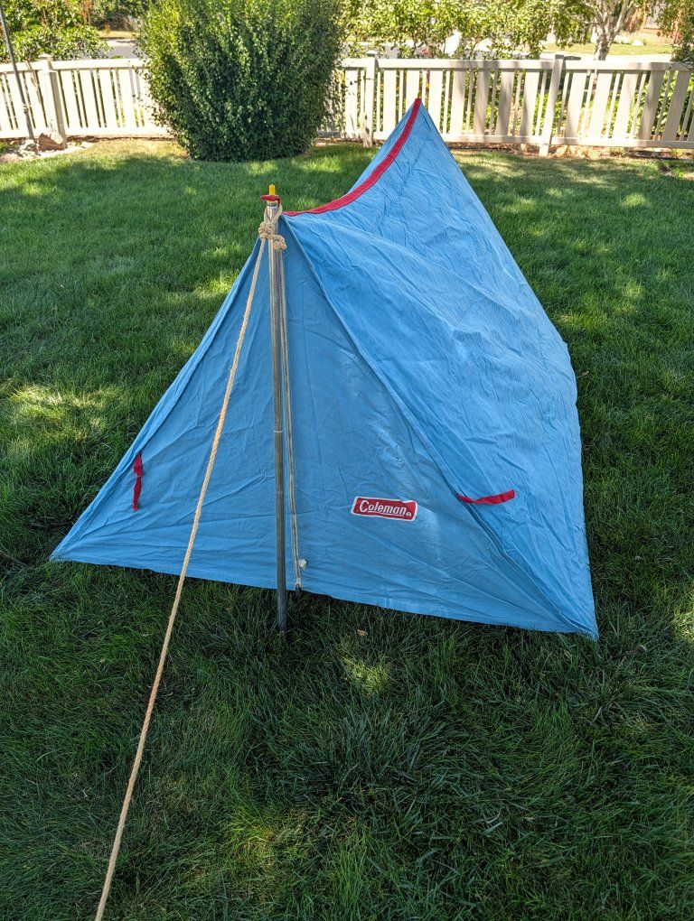 Vintage Coleman A-Frame Tent