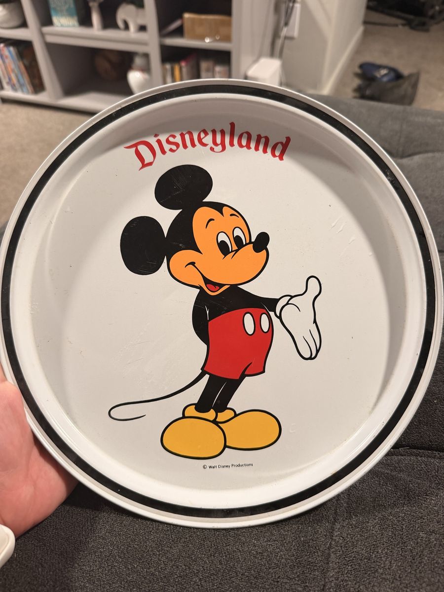 Vintage Disneyland Mickey Mouse Plate