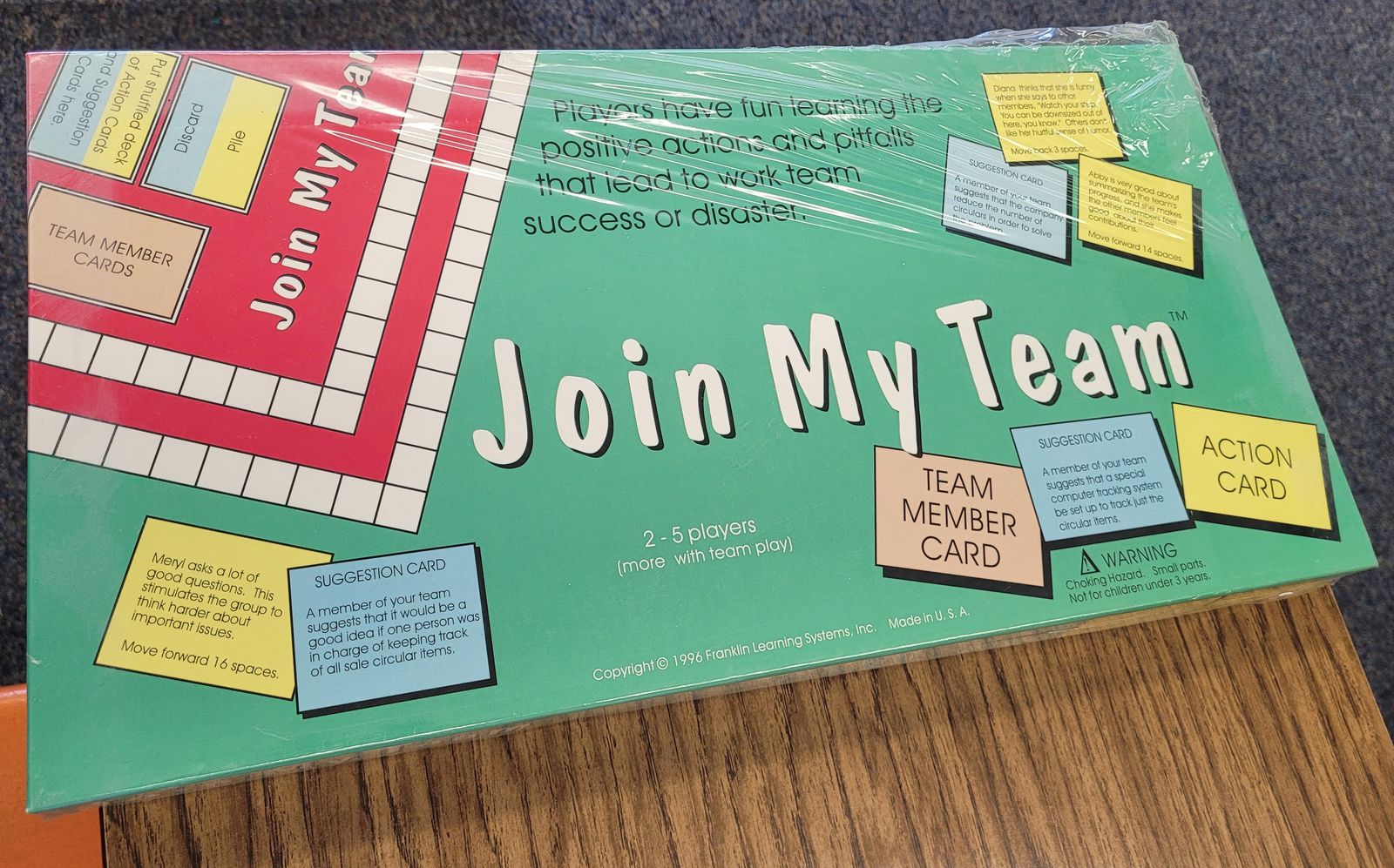 Join My Team Board Game (Brand New - never opened)