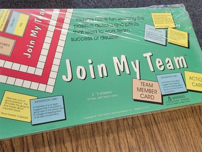 Join My Team Board Game (Brand New - never opened)
