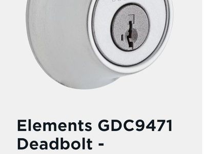 Weiser Deadbolt Lock w/Smartkey Technology