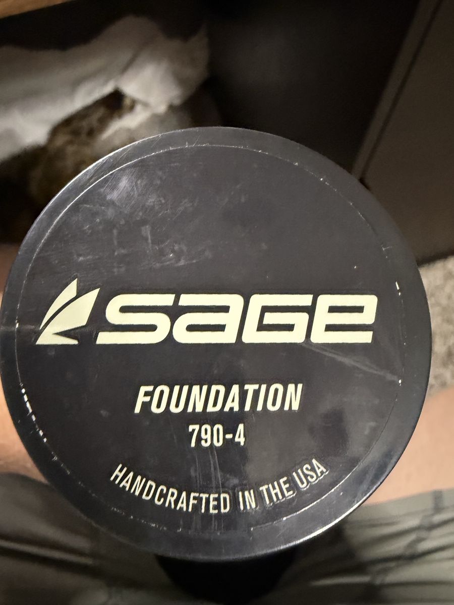 Sage Foundation 790-4 Fly Rod - 9ft 7wt 4pc Unregistered with Warranty Card