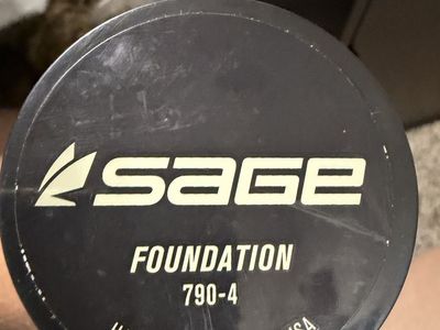 Sage Foundation 790-4 Fly Rod - 9ft 7wt 4pc Unregistered with Warranty Card