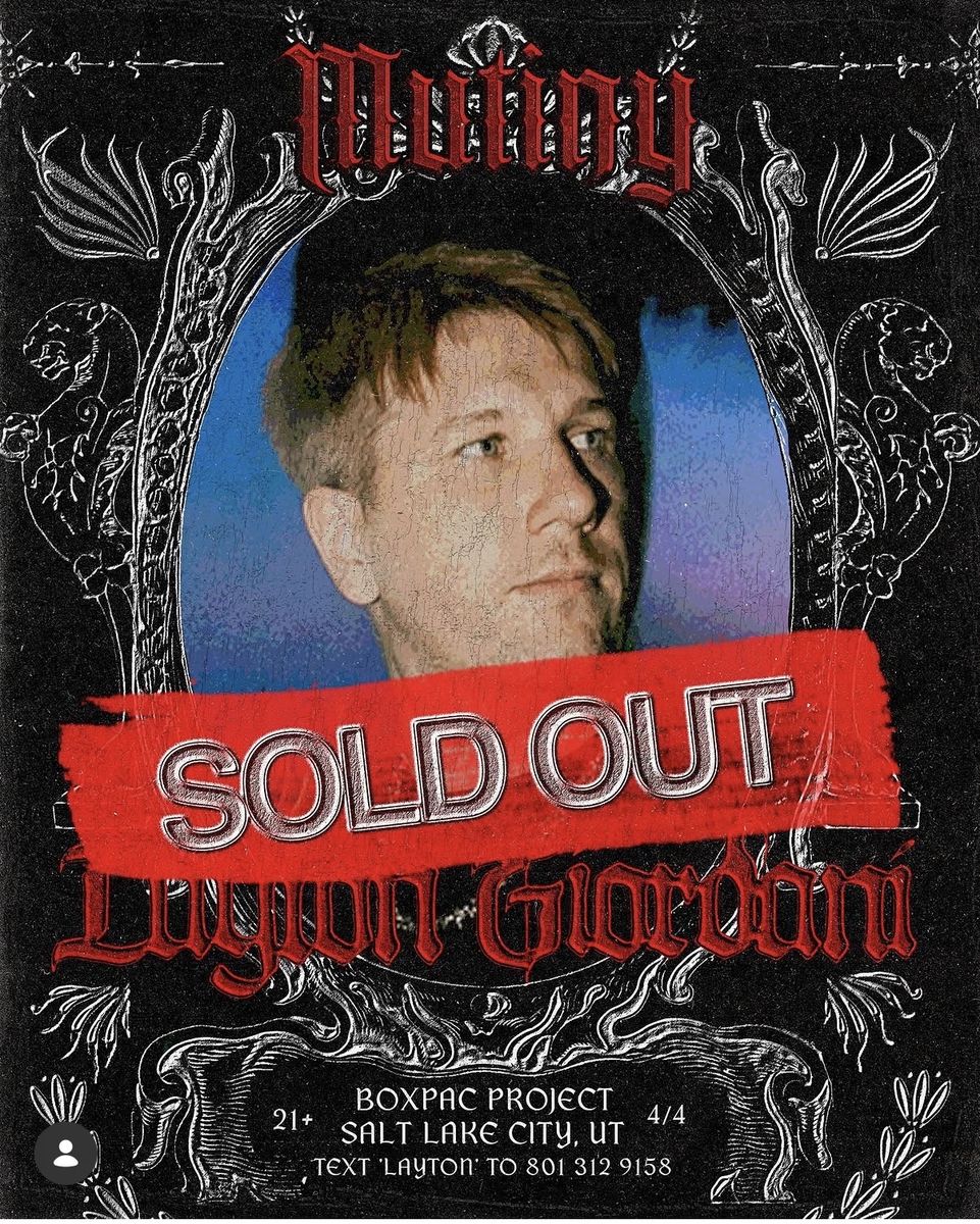 3 Layton Giordani Tickets Boxpac