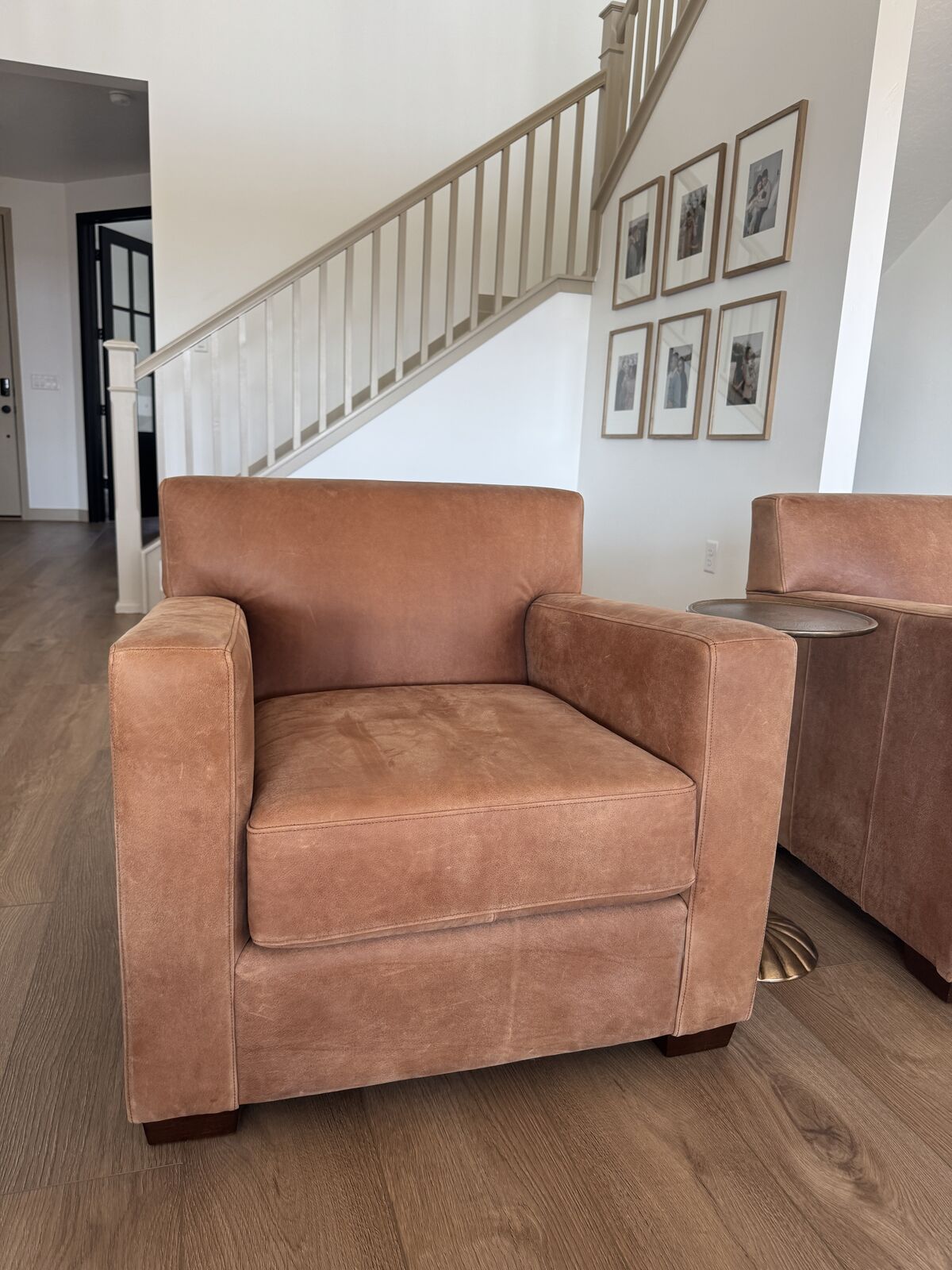 Pottery Barn Ashby Leather Chairs