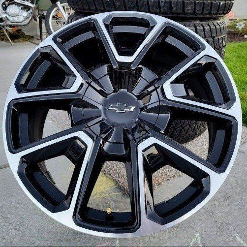 New Chevy 22s Factory OEM TAHOE SILVERADO SUBURBAN AVALANCHE 2023 2024 2025 2026