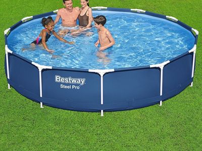 Bestway Steel Pro 12' x 30" Round Above Ground Poo