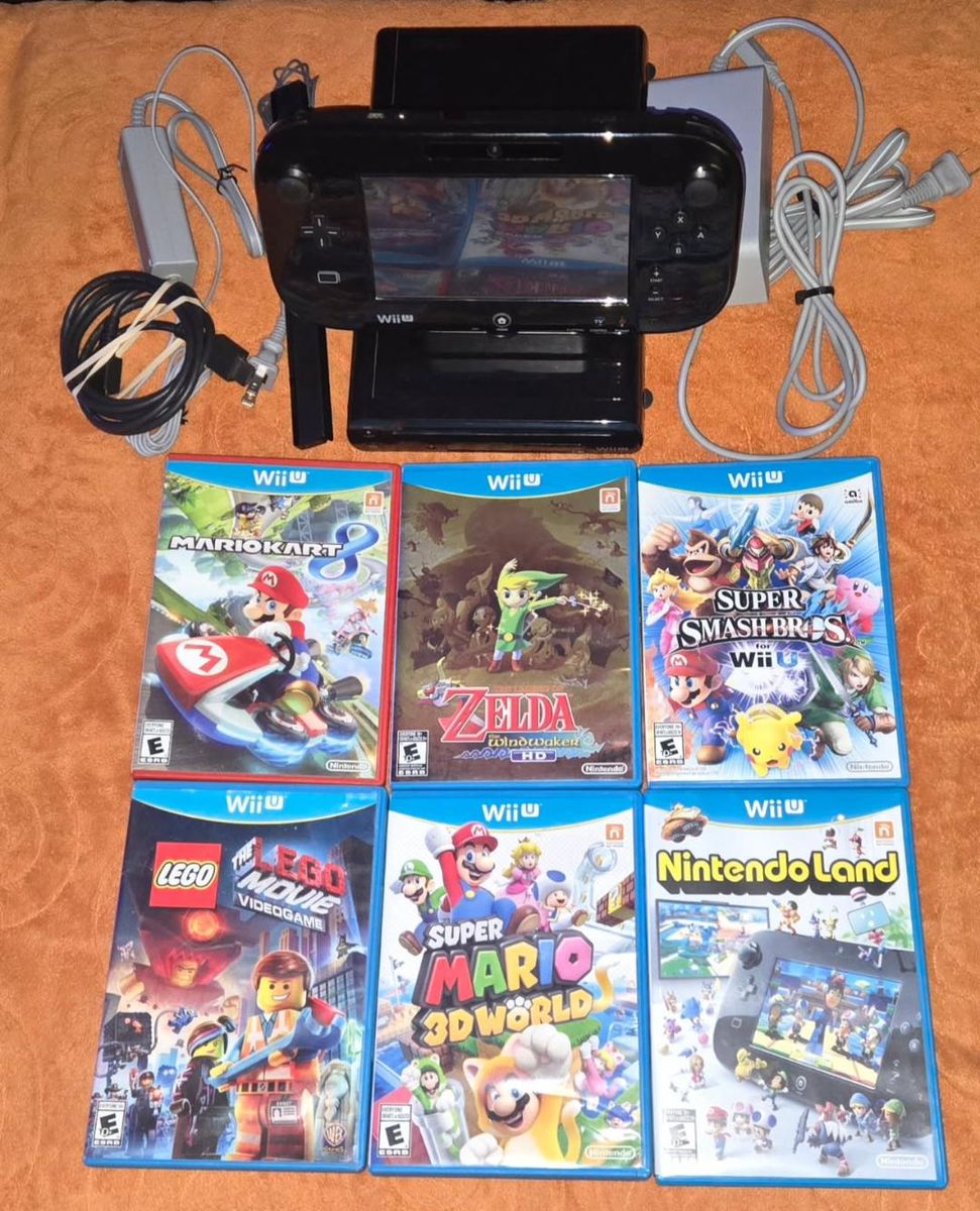 Wii U deluxe with 6 games! trades considered!