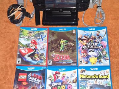 Wii U deluxe with 6 games! trades considered!