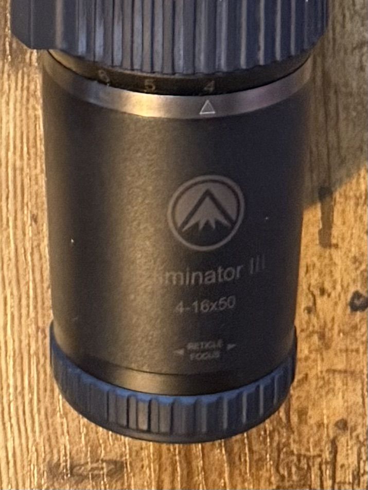 Burris Eliminator III 4-16x50mm Rifle Scope with Mount Hardware