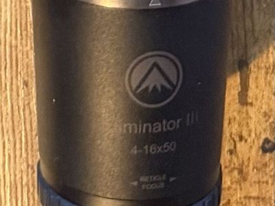 Burris Eliminator III 4-16x50mm Rifle Scope with Mount Hardware