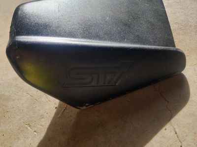 Subaru Impreza WRX STI Rear Trunk Spoiler Wing Black