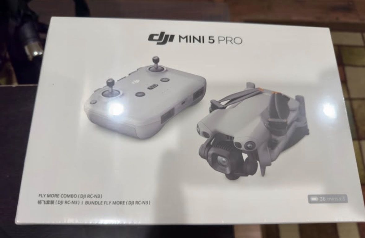 DJI Mini 5 Pro Fly More Combo (DJI RC-N3) Drone with Remote Controller - New