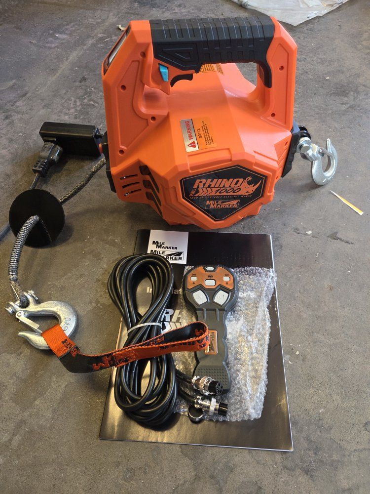 Milemarker Rhino 1000lb portable winch